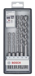 Set de burghie pentru găurire cu percuţie Robust Line X5L, 5 buc.