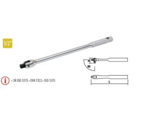 Antrenor articulat cu mâner 1/2”300 mm  ― UNELTE STORE - Magazin Online