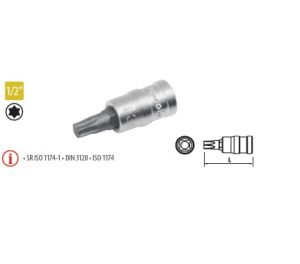 Capete chei tubulare cu bit locaş Torx 1/2” TX55