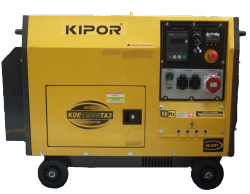 Generator insonorizat cu automatizare Kipor KDE 12000 TA3