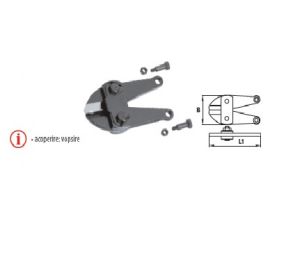 Set fălci de schimb pentru cleşti de tăiat buloane 600