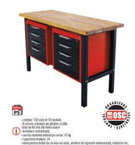 Trusă industrială TSG7-158 OSC contine 158 scule ― UNELTE STORE - Magazin Online