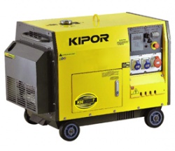 Generator insonorizat cu automatizare Kipor KDE 12000 TA