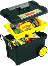 LADA METALICA MOBILA PRO CU ORGANIZATOR DE BUZUNAR SI TAVA STANLEY 1-92-904 ― UNELTE STORE - Magazin Online